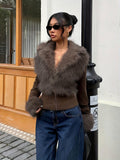 Faux Fur Trim Jacket