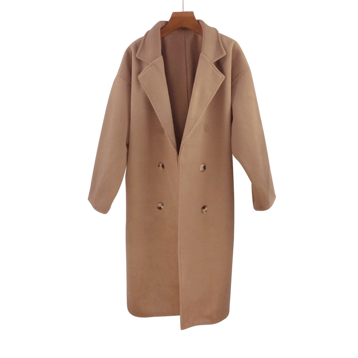Long Double-Breasted Coat