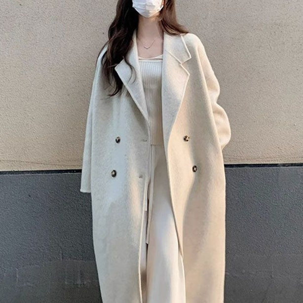 Long Double-Breasted Coat