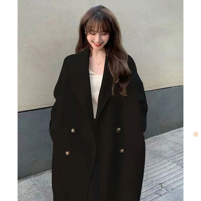 Long Double-Breasted Coat