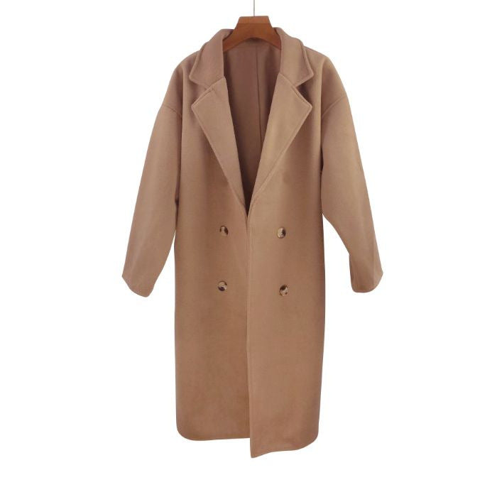 Long Double-Breasted Coat
