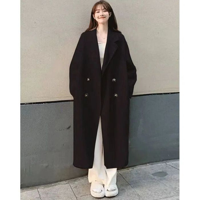 Long Double-Breasted Coat